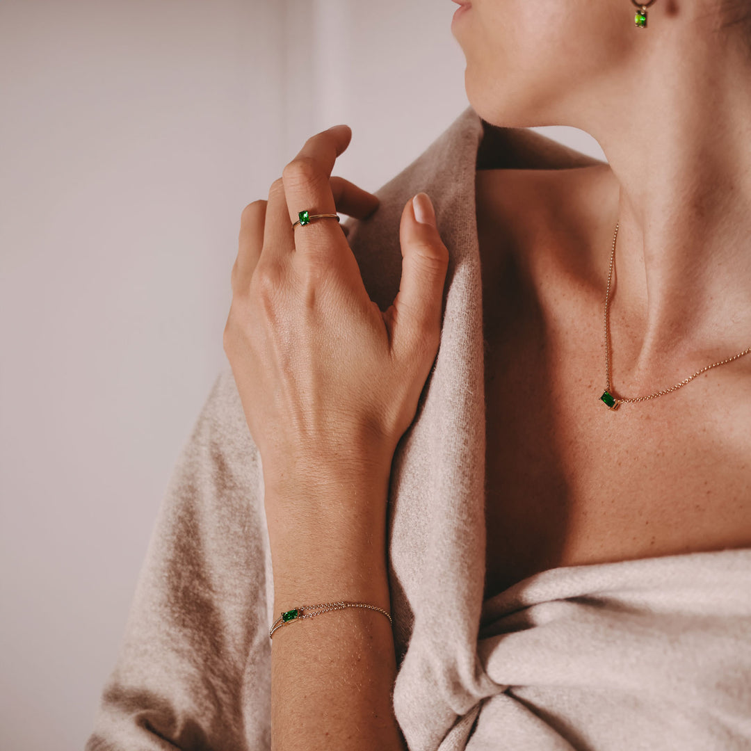 Ring "Green Elegance"