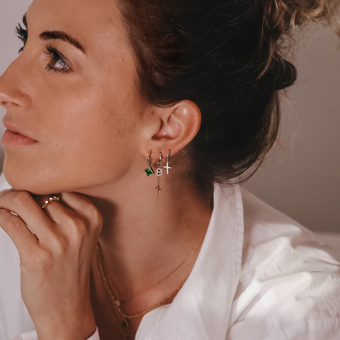 Earring for charms "Hang up simple"