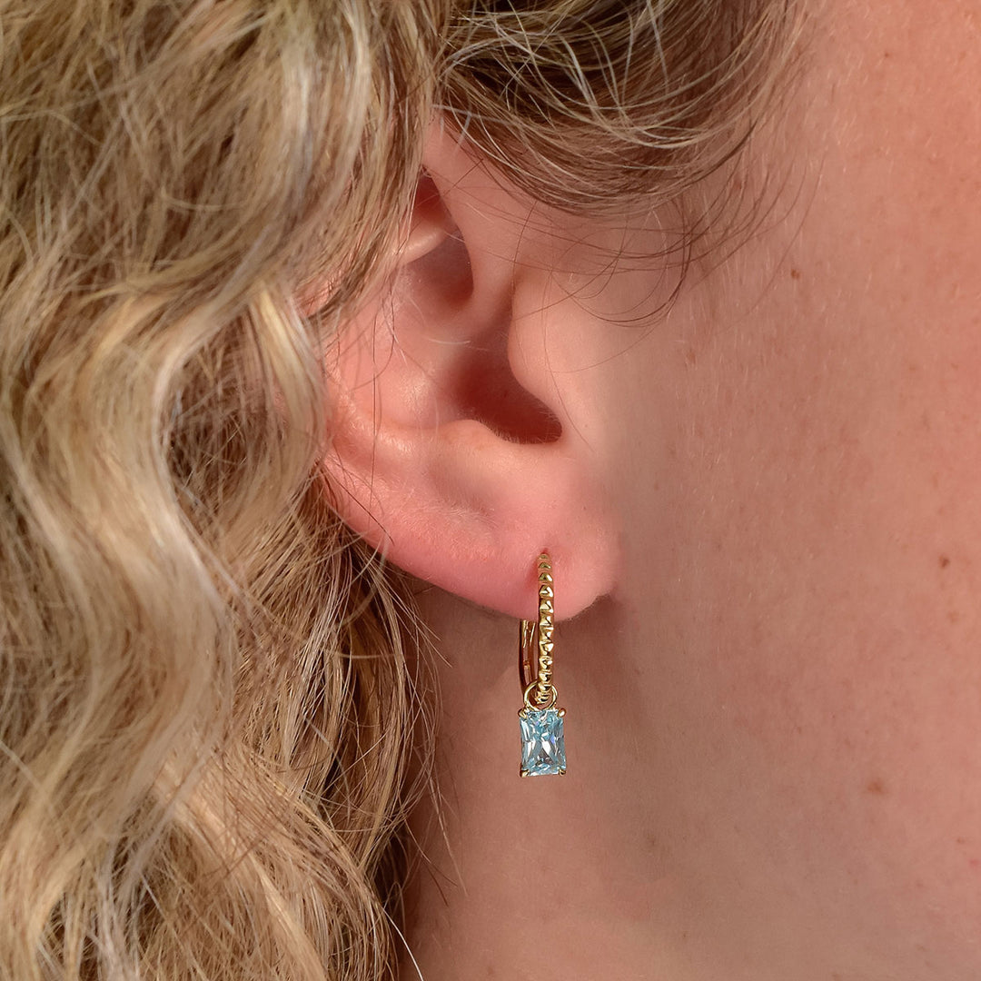 Earring for charms "Zigzag"