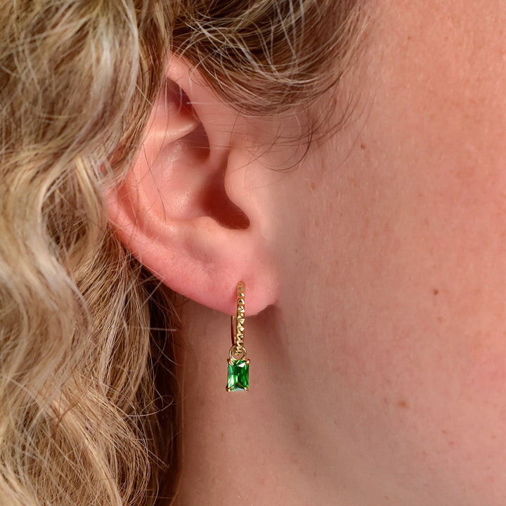 Charm for earring "Green Elegance"