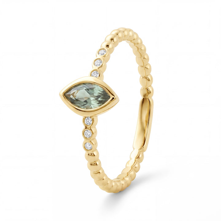 Ring "Darkgreen Bubble"