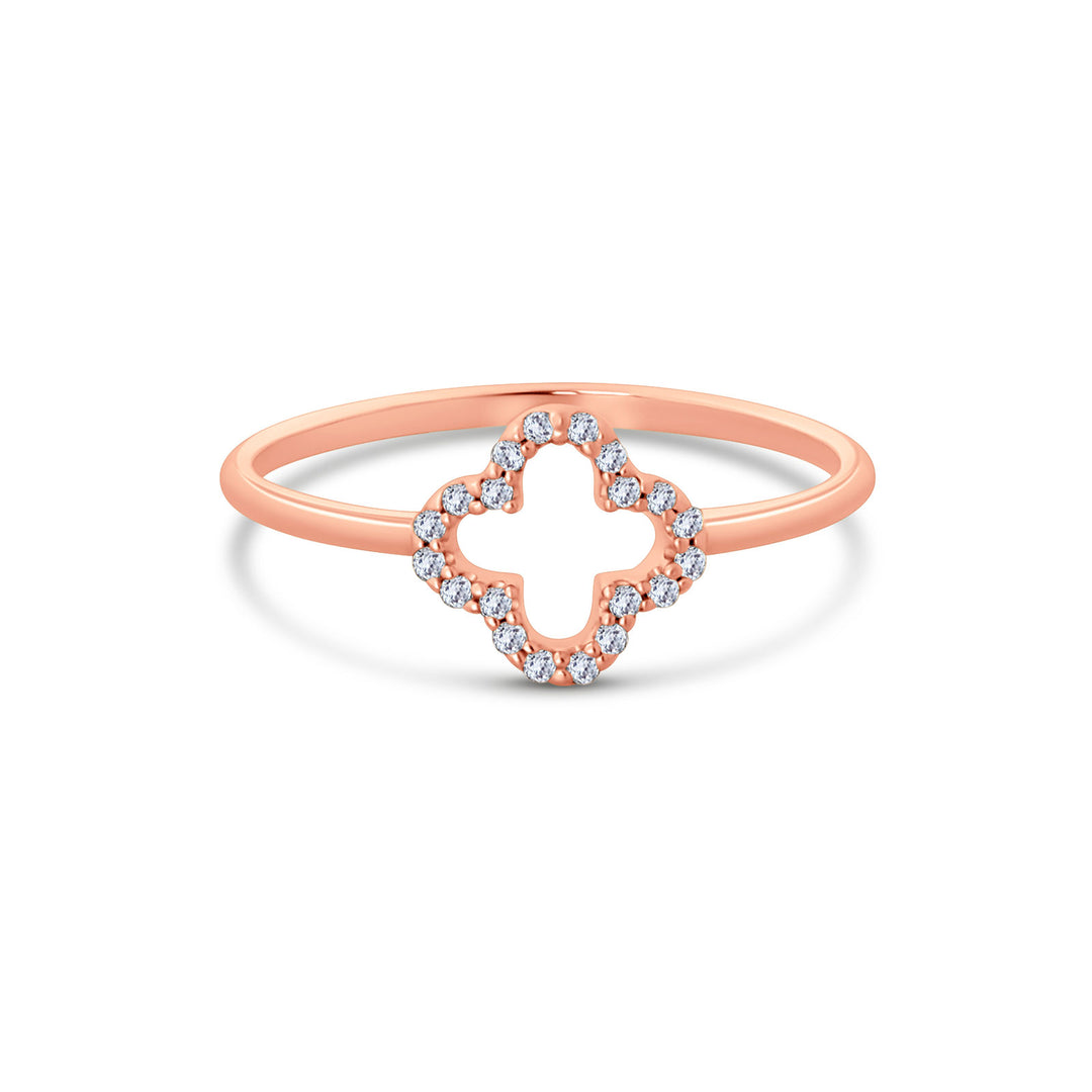 Ring "Sparkle Clover"
