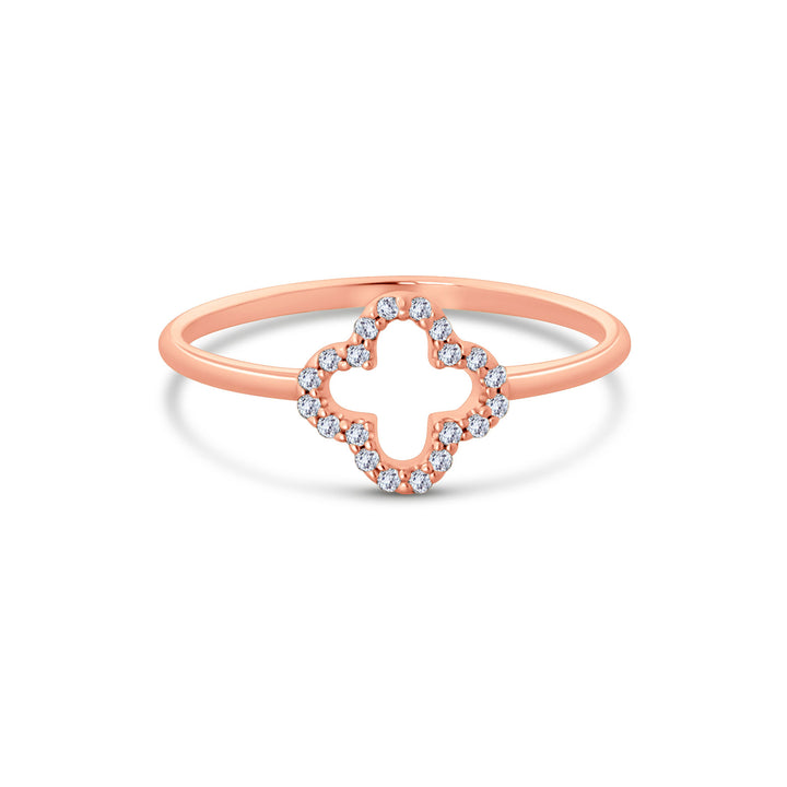 Ring "Sparkle Clover"