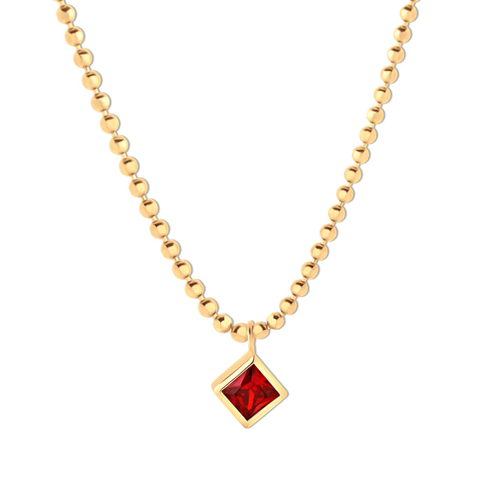 Necklace "Rubino"
