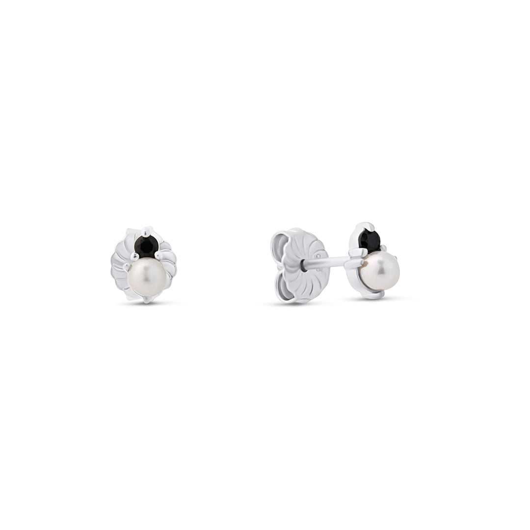 Ohrstecker "Noir Pearl"