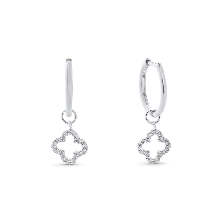 Stud earrings "Sparkle Clover"