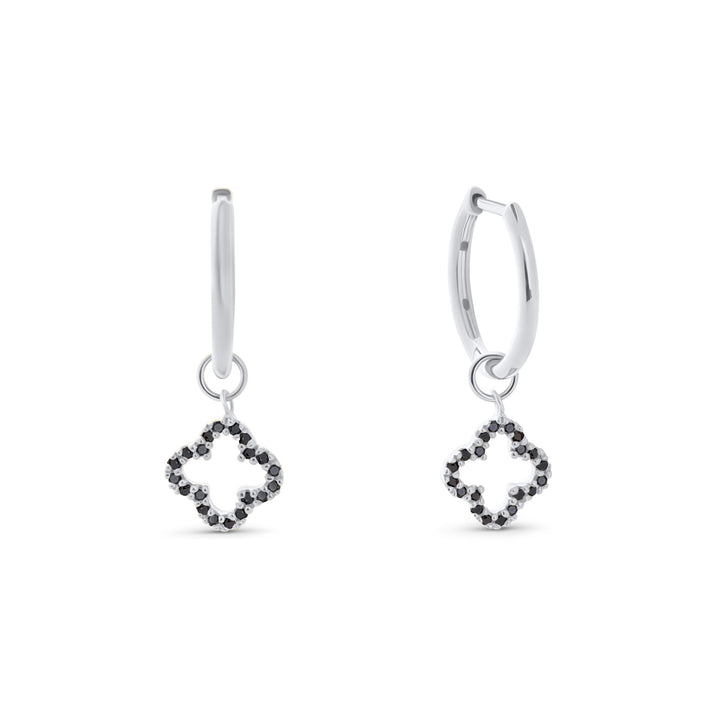 Stud earrings "Sparkle Clover"