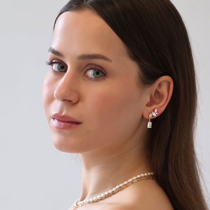 Earrings "Blattea"
