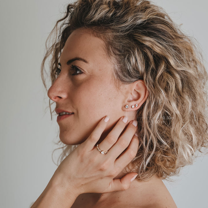 Stud earrings "Forever"