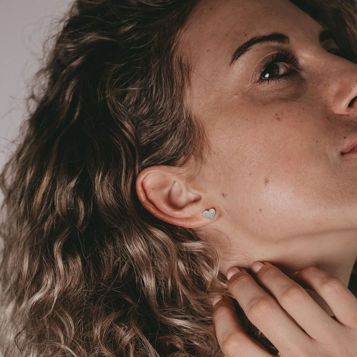 Stud earrings "Love Story"