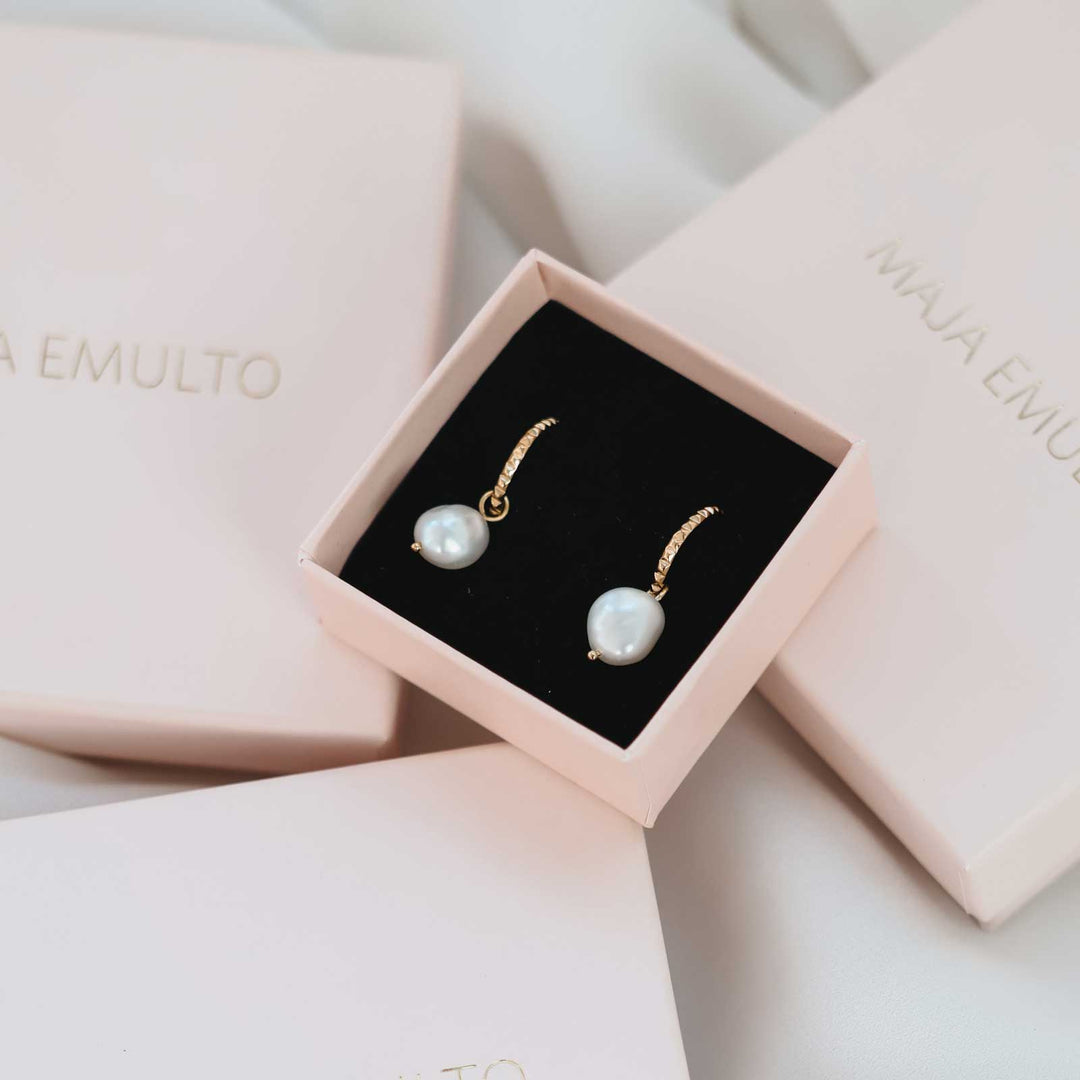 Earrings "Zigzag &amp; Pearl me up"
