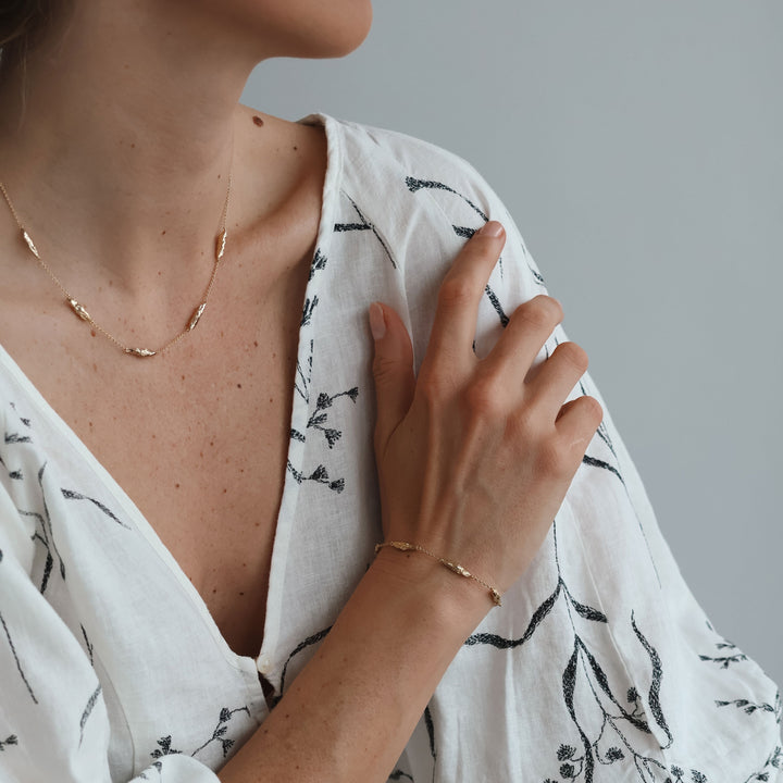 Necklace "Nuggeta"