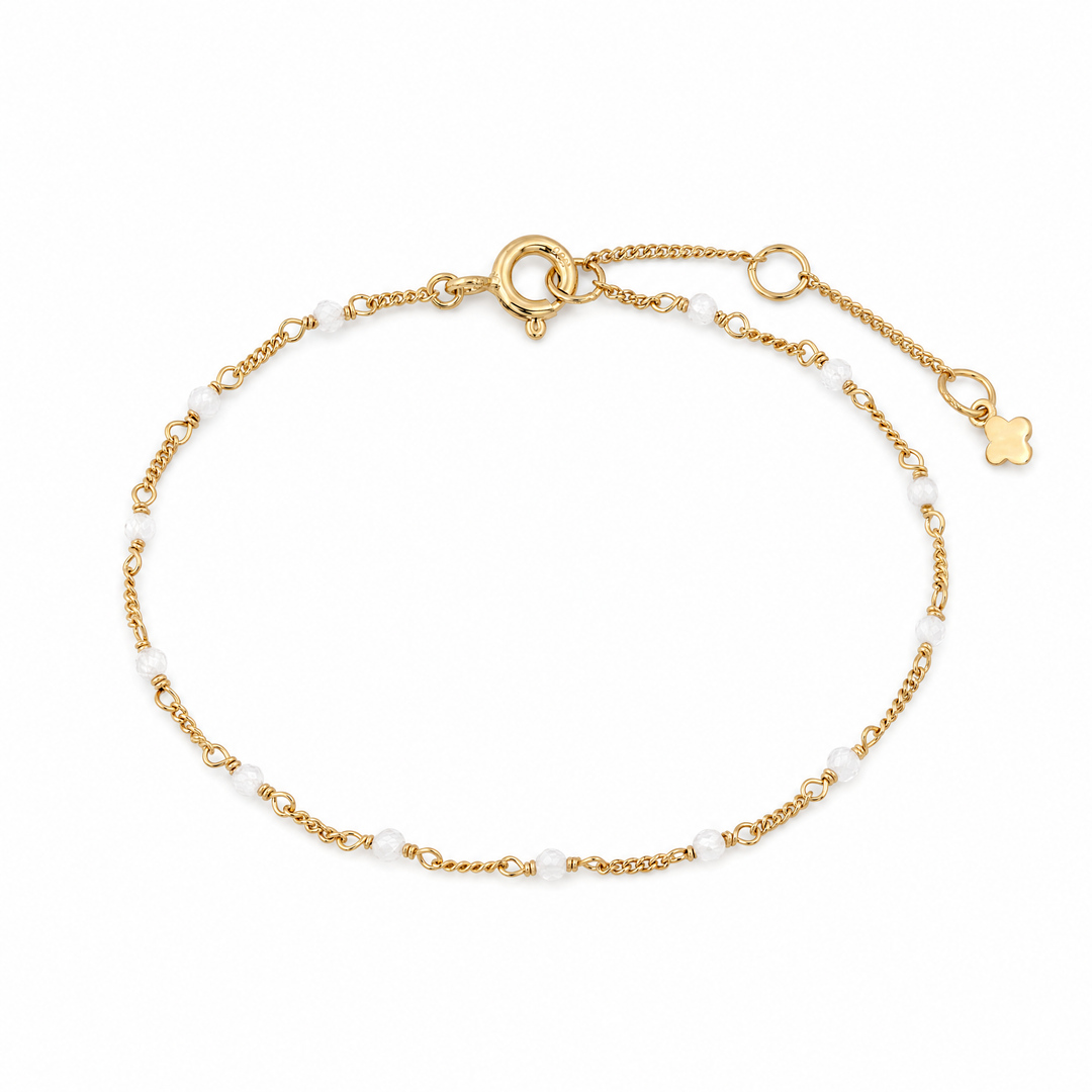Armband "Stellina" mit Zirkonia, Sterling Silber 925 vergoldet