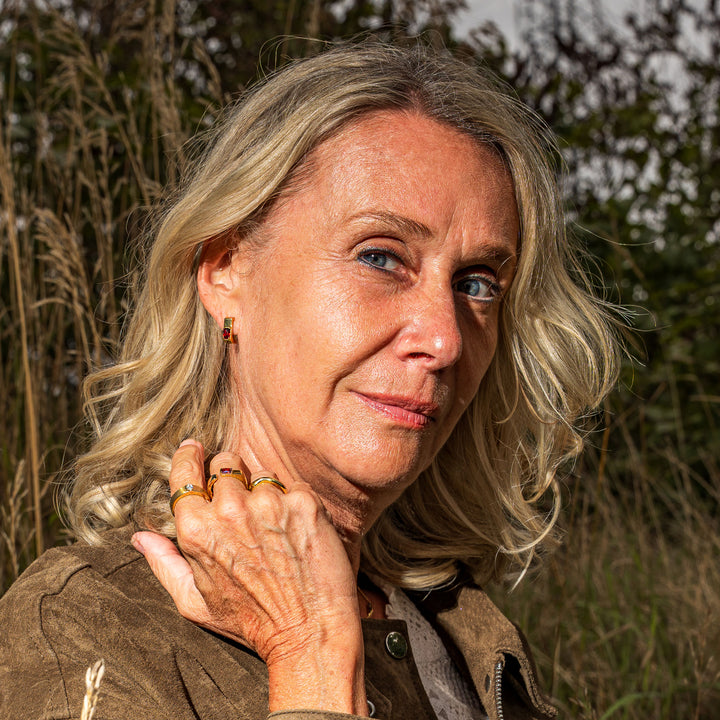 Ohrringe "Veloura Red"