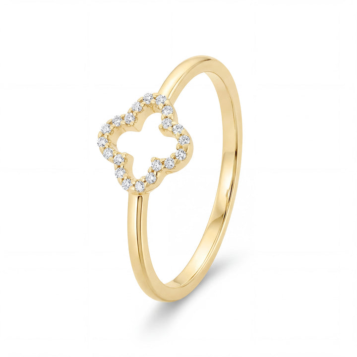 Ring "Sparkle Clover"