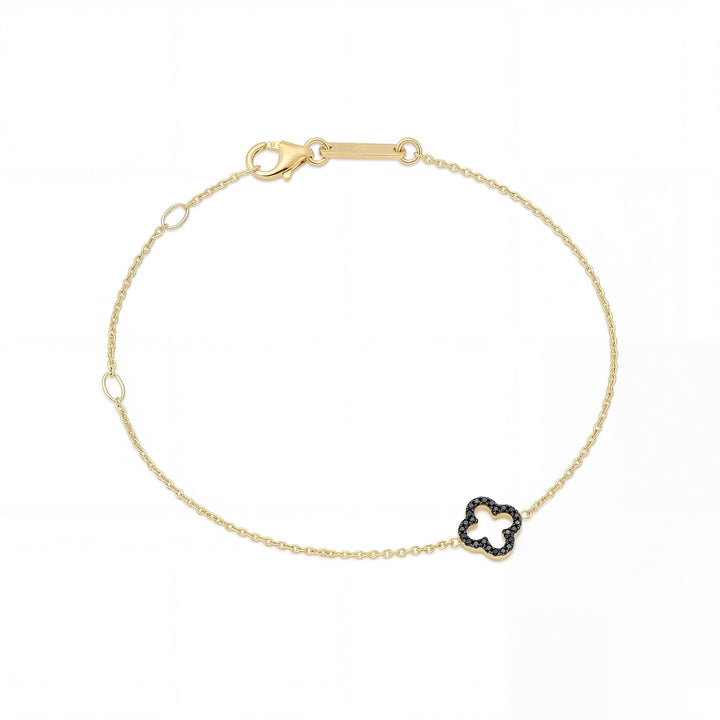 Armband "Sparkle Clover"