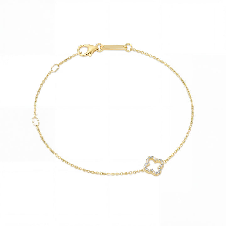 Armband "Sparkle Clover"