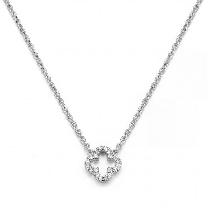 Halskette "Sparkle Clover"