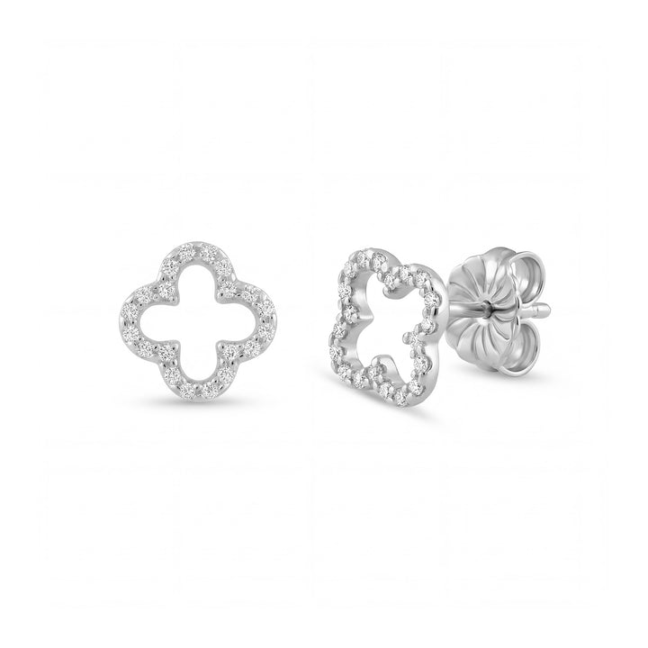 Ohrstecker "Sparkle Clover"