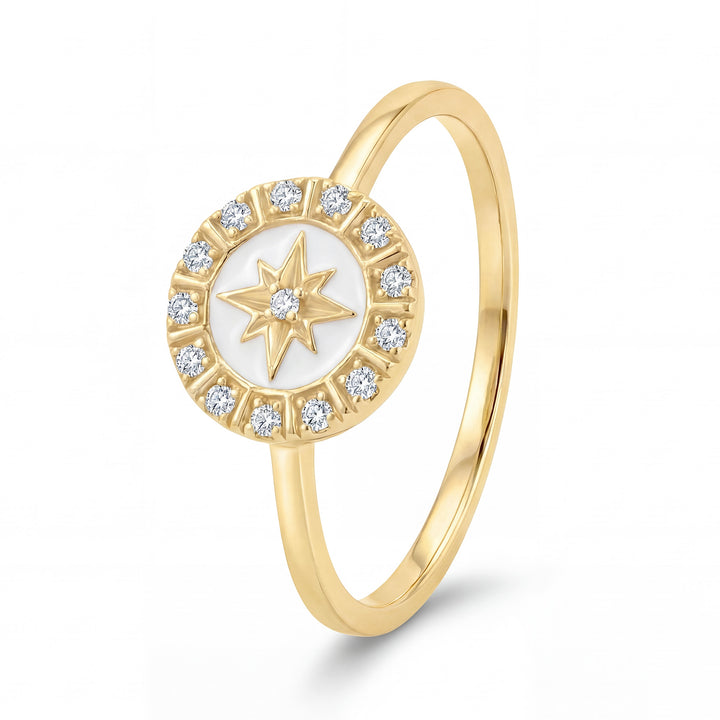 Ring "Starshine white"