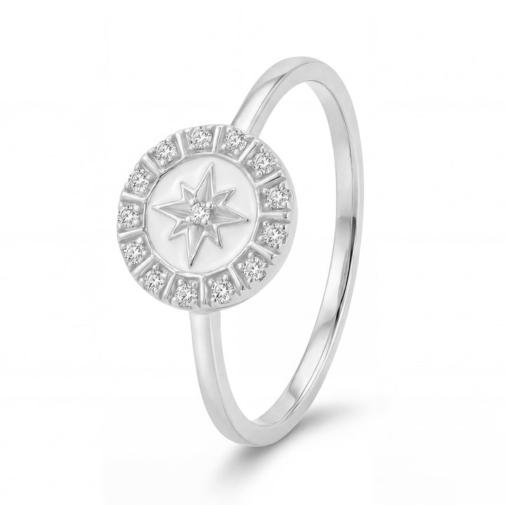 Ring "Starshine white"