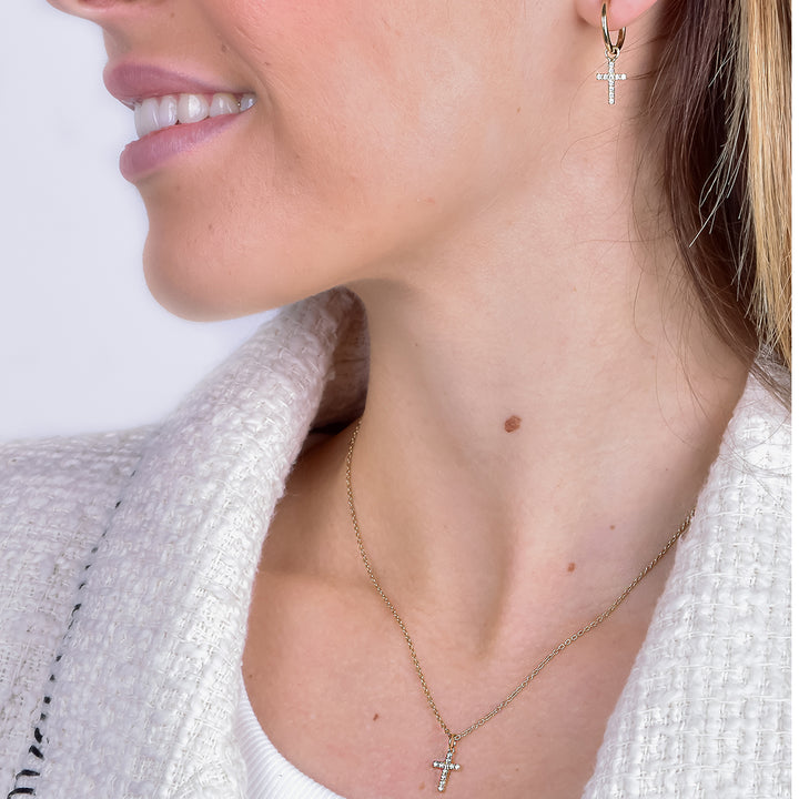 Necklace "Sparkling faith"