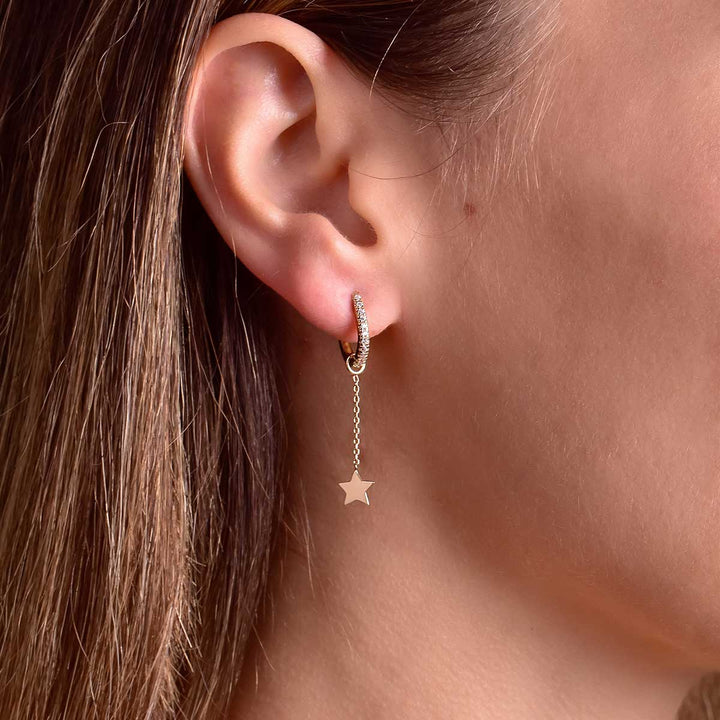 Charm for earrings "Falling Stars"