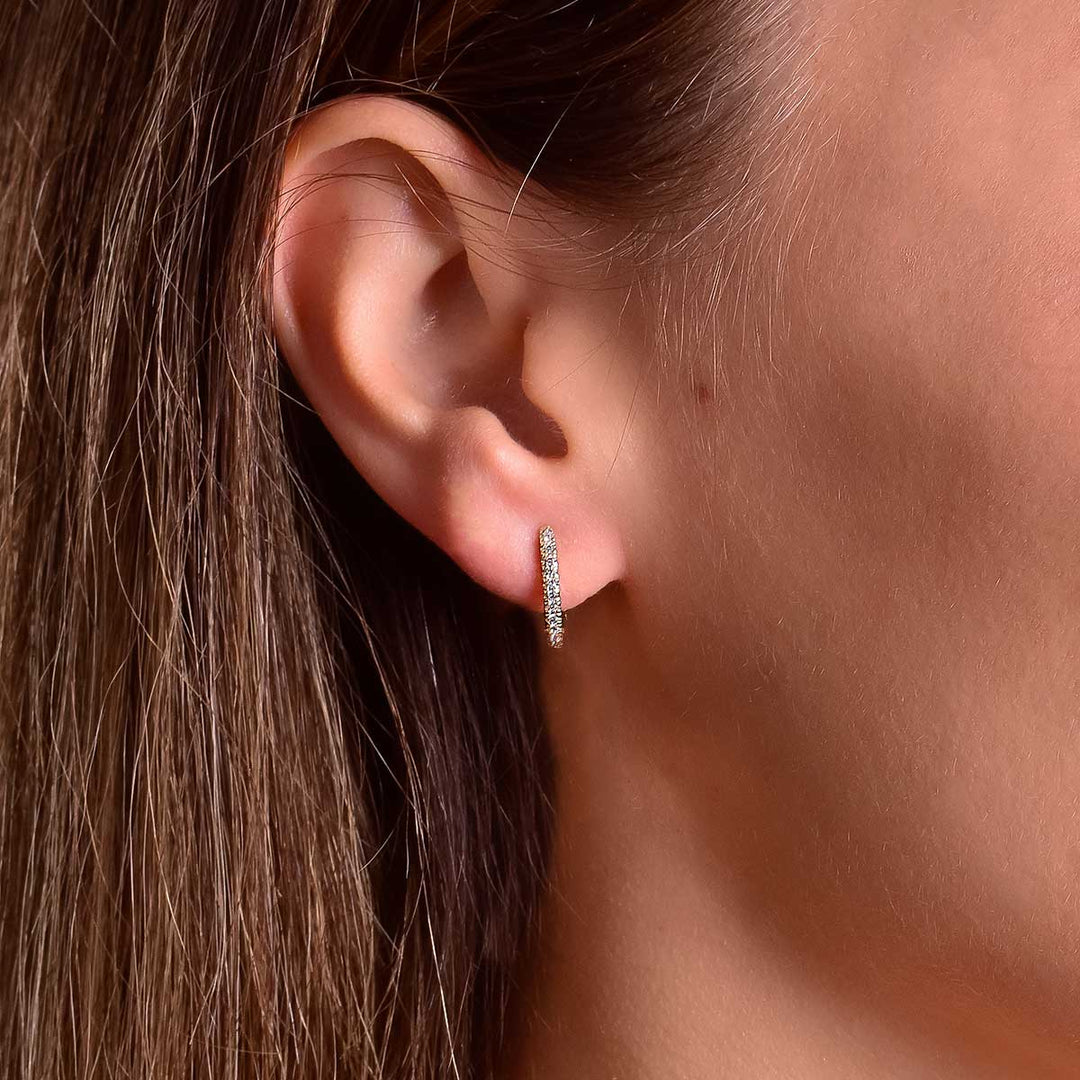 Earring for charms "Hang up shiny"