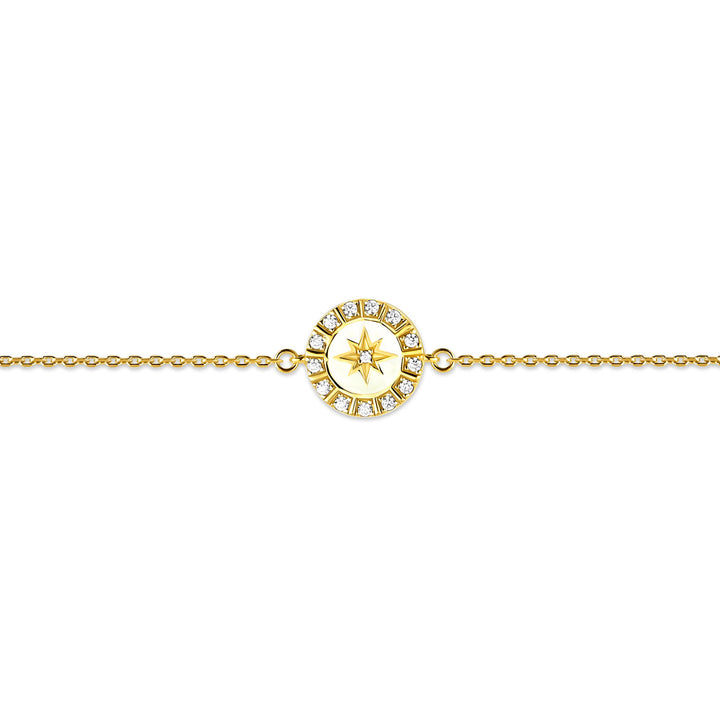 Armband "Star shine white"