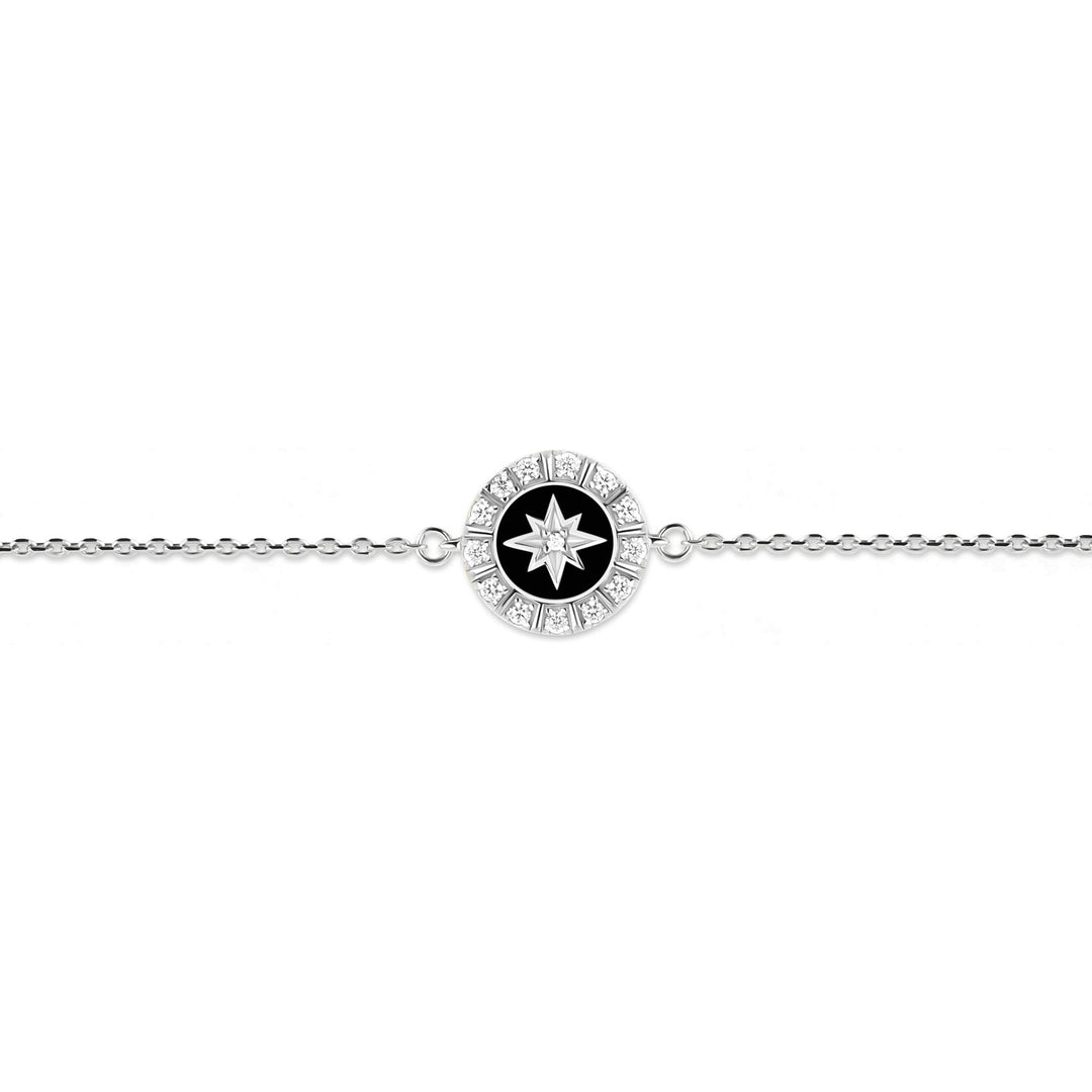 Bracelet "Star shine black"