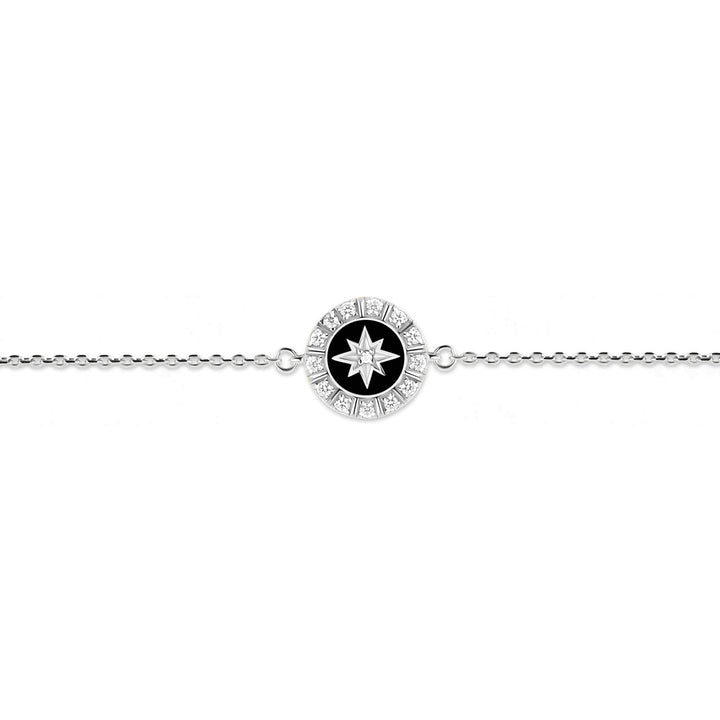 Bracelet "Star shine black"