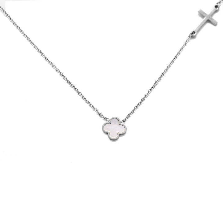 Necklace "Believe in the clover"