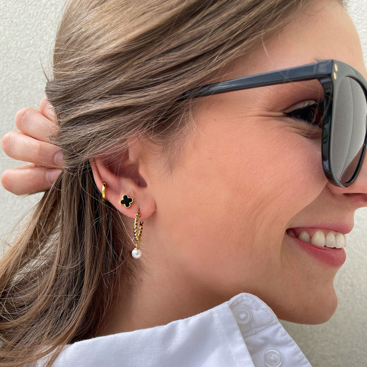 Stud earrings "Black Power"