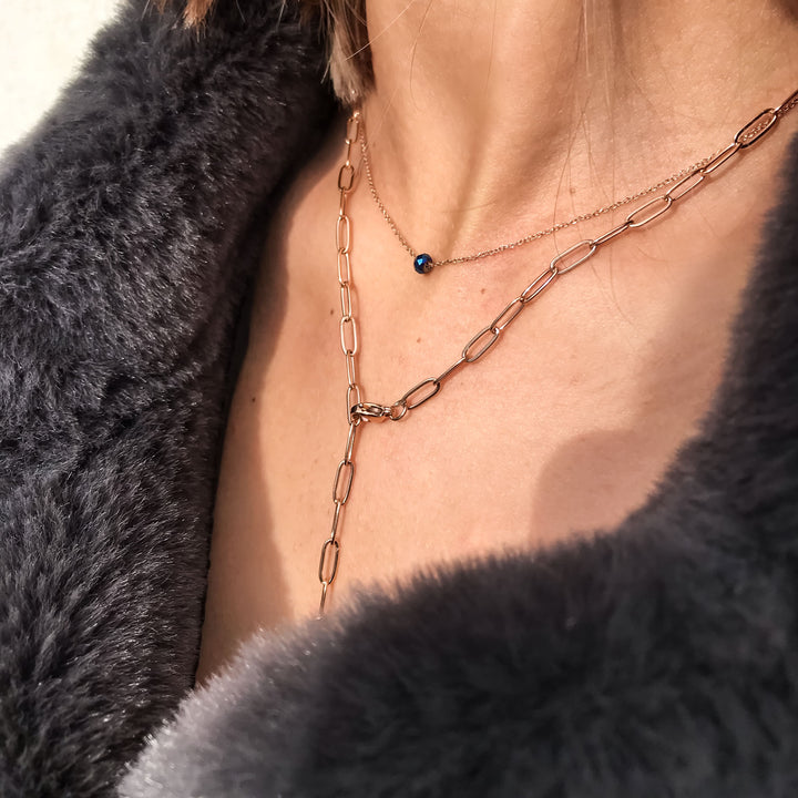 Necklace "Blue Stone"