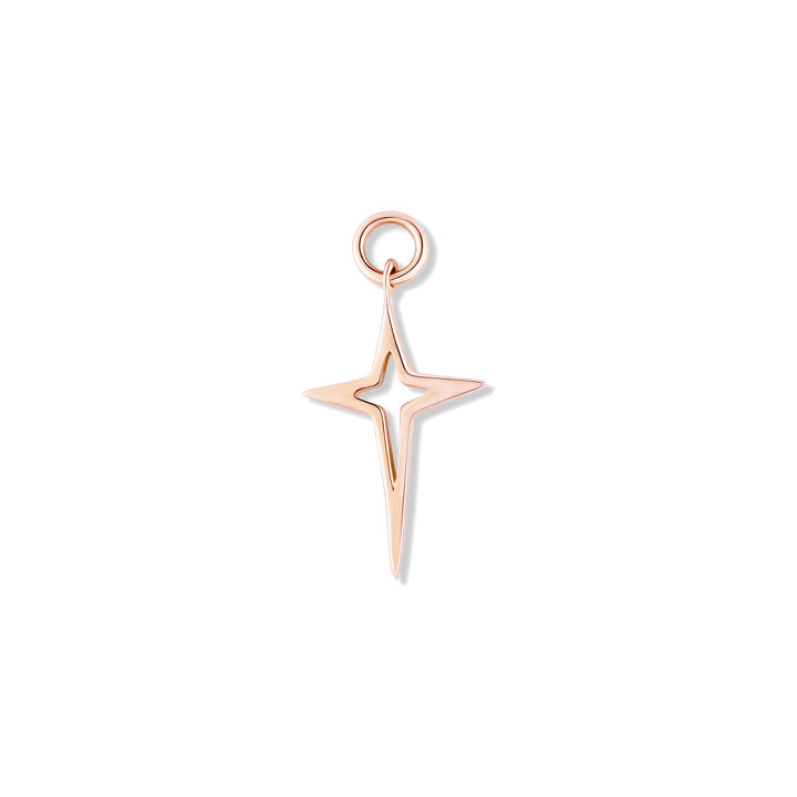 Charm for earrings "Crossing Star"