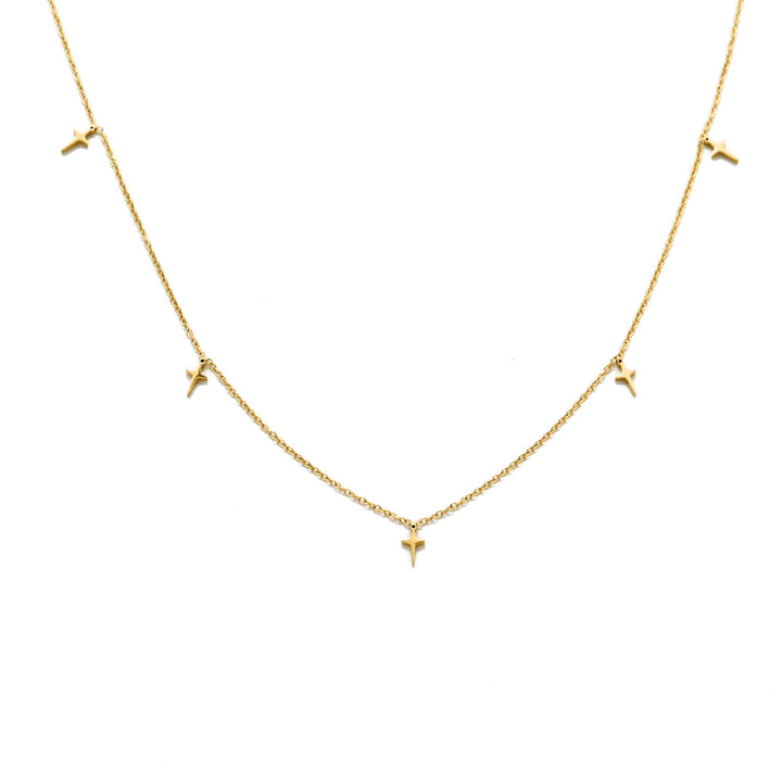Necklace "Crossing Stars"