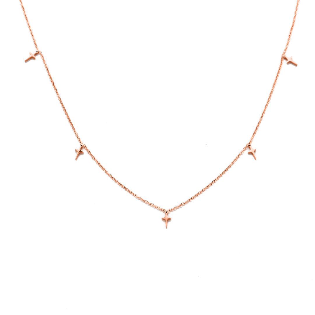Necklace "Crossing Stars"