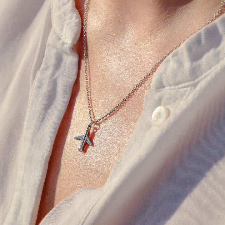 Necklace "Over the sky"