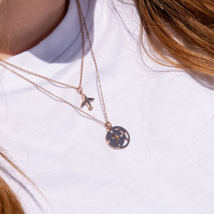 Necklace "Over the sky"