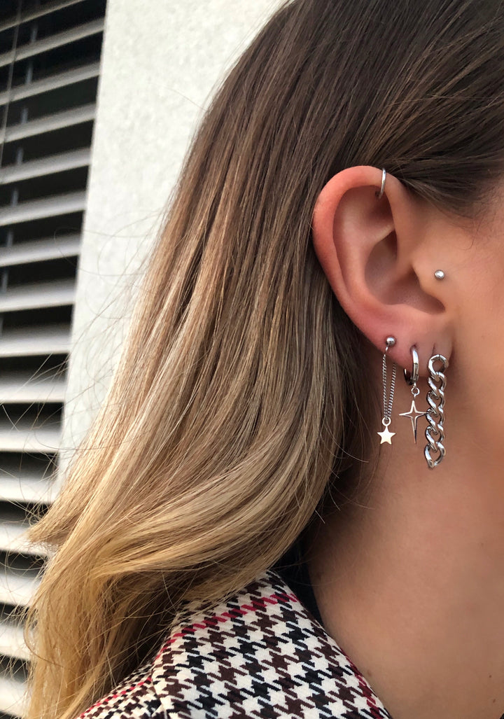 Earring "Falling Star" (single)