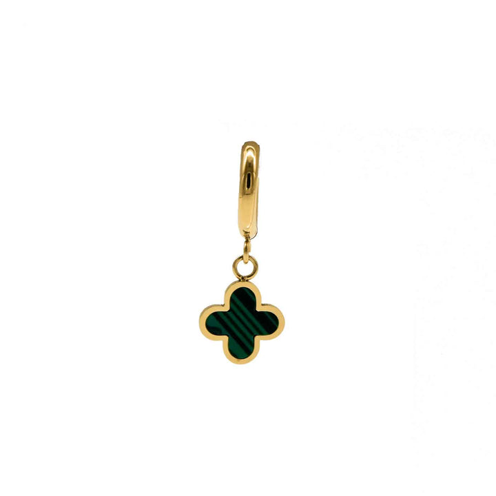 Earring "Green Clover" (single)