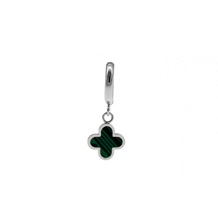 Earring "Green Clover" (single)