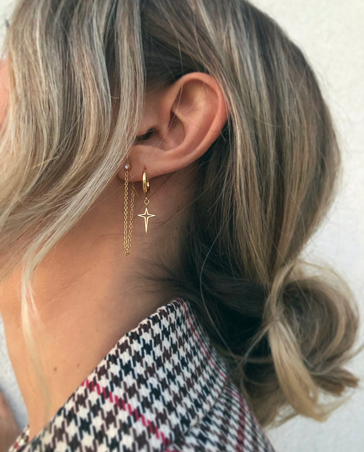 Earring "Starlight Chain" (single)
