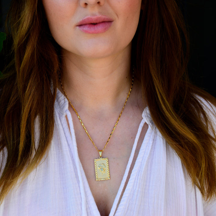 Necklace "Rose of Love"