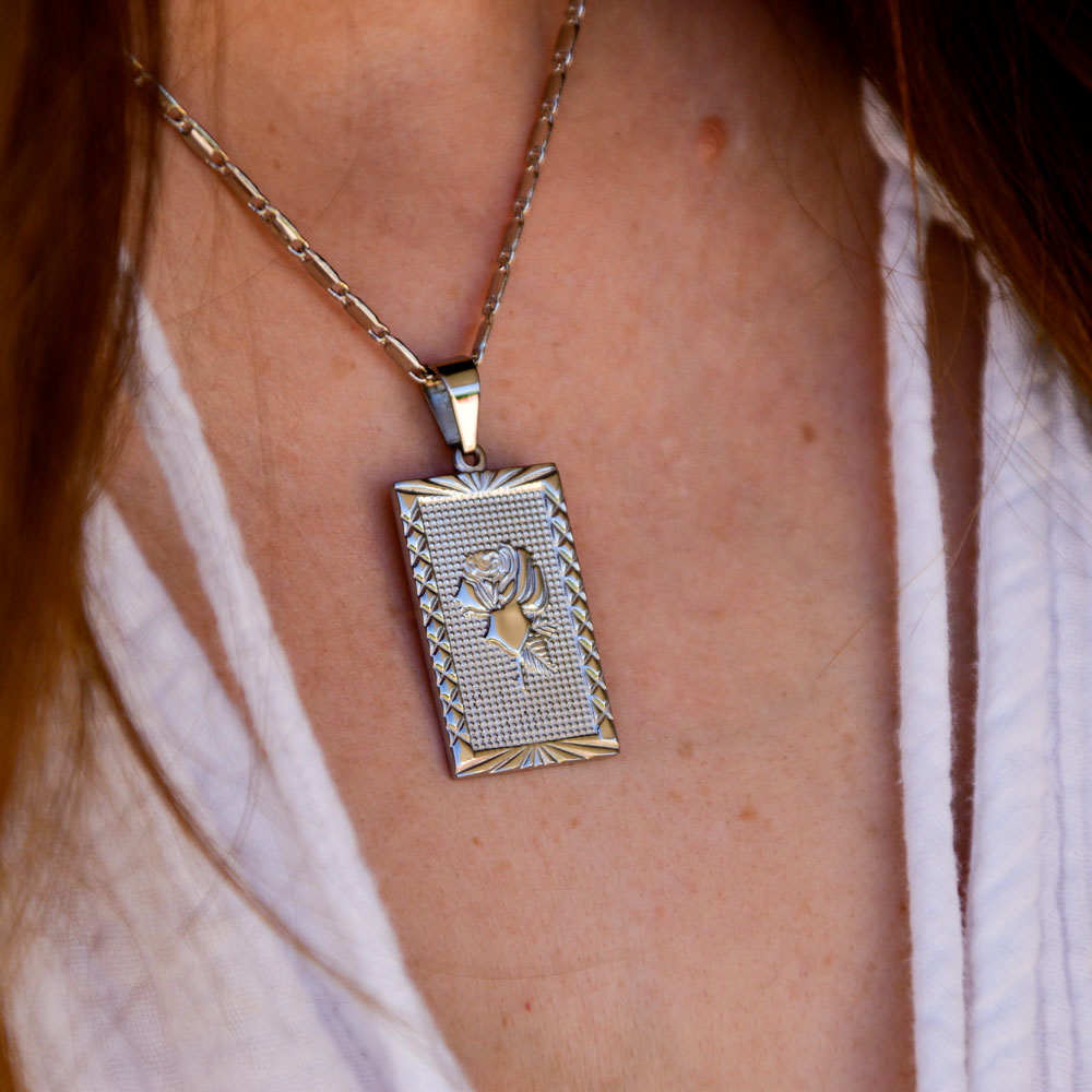 Necklace "Rose of Love"
