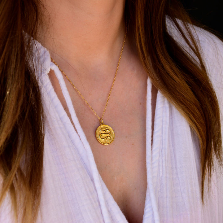 Necklace "Snake Bite"