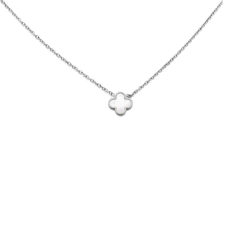 Necklace "Pearlclover"