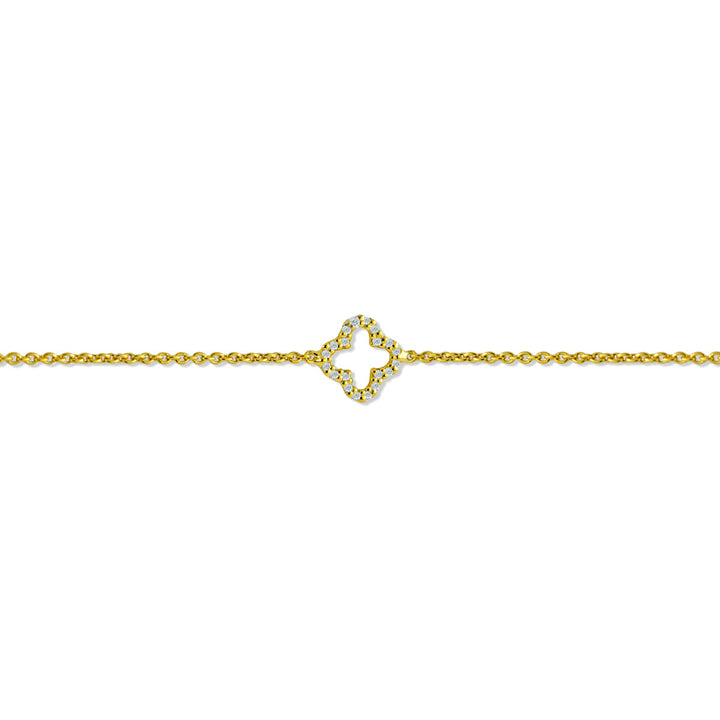 Armband "Sparkle Clover"