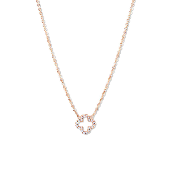 Necklace "Sparkle Clover"