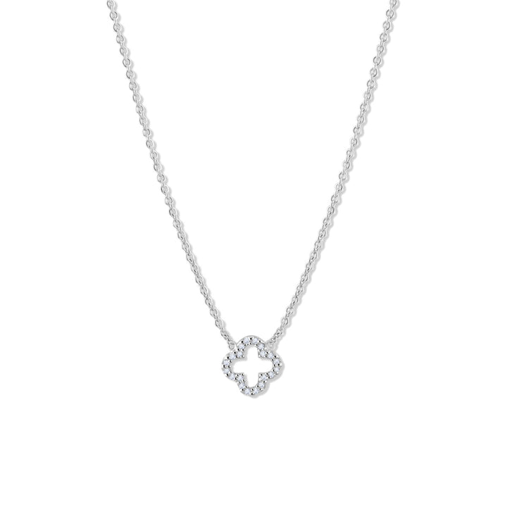 Necklace "Sparkle Clover"